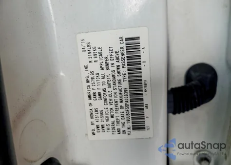 2015 Acura Tlx Tech from USA, damaged, VIN 19UUB3F56FA008396